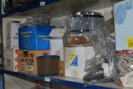 *Contents of Shelf to Include Assorted Filters