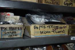 *Contents of Shelf to Include Petrol Flaps, etc.