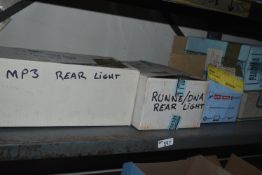 *Contents of Shelf to Include Rear Lights, Indicators, etc.