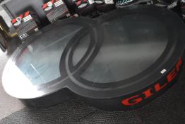 *Galera Underlit Bike Display Stand 240v 22cm high x 117cm wide x 191cm long