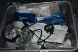 *Tub of Various Cables, Sensors, etc.