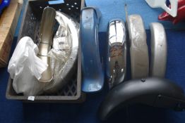 *Assorted Motorbike Mudguards (tray not included)