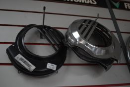 *Four Chrome and One Matt Black Side Engine Cover