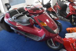 HyoSung 124cc Scooter, Reg: DA03 PPK, Mileage: 421, First Registration 15/05/2023 with Keys and V5