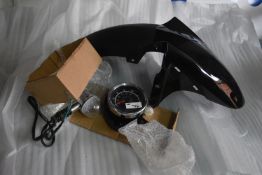 *Lexmoto Speedometer, Indicator, and Front Mudguard