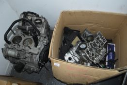 *Aprila RSV1000 Engine in Parts with Less Than 6000 Miles (has dropped a valve)