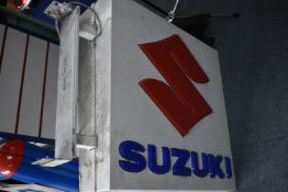 *Suzuki Backlit Double Sided Outside Sign