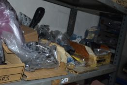 *Contents of Shelf to Include Piaggio Accessories etc.