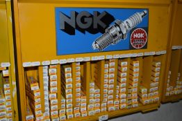 *Shelf of ~100 NGK Spark Plugs