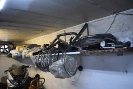 *Contents of Shelf to Include Various Scooter Grab Rails, Exhausts, and Screens