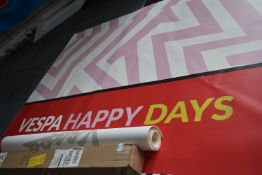 *Three Vespa Vinyl Floor Mats