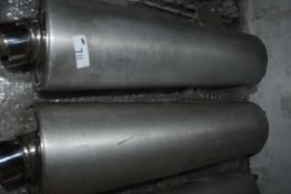 *Pair of Suzuki T1000 Exhaust Cans