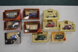 Ten Assorted Diecast Advertising Vehicles
