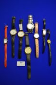 Wristwatches by Pulsar, etc.