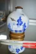 Period Chinese Porcelain Electric Lamp (AF)