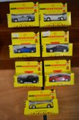 Eight Shell Sport Car Collection Diecast Cars