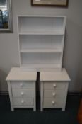 *Bedside Cabinets and a Shelf Unit