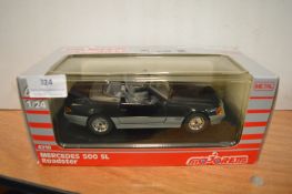 Majorette 1:24 Scale Mercedes 5000SL Roadster Diec