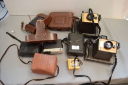 Assorted Vintage Cameras Including Polaroids etc.