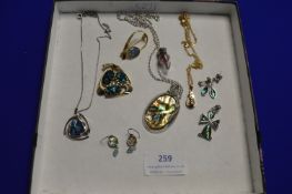 Costume Jewellery Pendants, Earrings, etc.