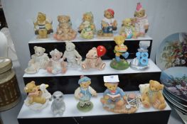 Sixteen Cherish Teddys etc.