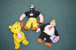 Three Popeye Related Kelly Toys
