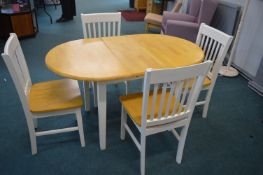 *Small Extending Dining Table with Four Chairs