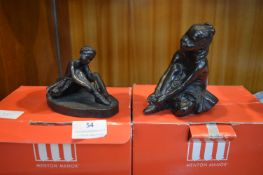 Two Ballet Girl Figurines