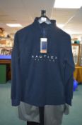 *Nautica Lady's Blue Fleece Top Size: S