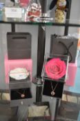 Two Eternal Love Flower Pendant Gift Sets