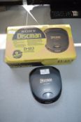 Sony Discman Compact CD Player with packaging