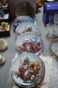 Rosenthal Floral Wall Plates