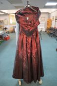 Laura Ashley Size: 16 Prom Dress in Burgundy