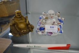 Two Small Seated Buddha