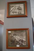 Two Reproduction Hull Photographs of Queens Dock a