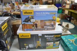 *Wagner Universal Sprayer and a Fence & Decking Sp