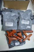*Six 6pc Reflexology Wooden Massage Tools