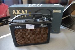 Akai Retro Portable DAB Radio