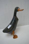 Painted Wooden Duck