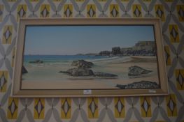 Oil on Canvas Coastal Scene by Garcau