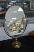 Brass Framed Dressing Table Mirror