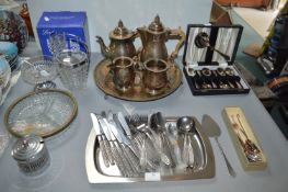EPNS Set, Tableware, Cutlery, Glassware, etc.
