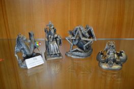 Four Myth & Magic Figures