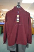 *Nautica Lady's Burgundy Fleece Top Size: S