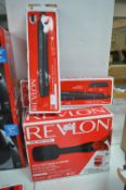 *Revlon Paddle Dryer, and Two Hair Straighteners (