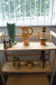 Retro and Studio Vases Including Sylvac, etc.