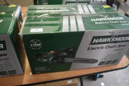 *Two Hawksmoor Electric Chainsaws (salvage)