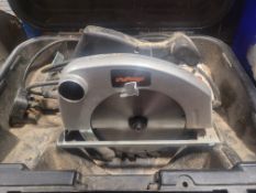 Box Containing Challenge 240v Circular Saw