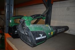 *Two Hawksmoor Battery Leaf Blowers (salvage, no batteries)