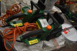 *Two Hawksmoor Electric Chainsaws (salvage)